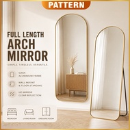 PATTERN Full Length Arch 150cm x 40cm Stand Mirror Cermin Tinggi Besar Modern Nordic Scandinavian Mi
