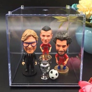 足球明星c羅梅西內馬爾姆巴佩曼聯經典紀念版小人偶公仔手辦禮品