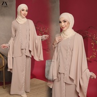 ZOE ARISSA [FREE SHAWL] Abyana Kebaya Kurung Raya 2025 Modern Sulam Design for Muslimah Women Stylis