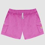 Osgood - Celana Pendek Corduroy Cargo Pants - Pink