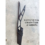 YAMAHA Y15 Y15ZR V1 V2 Y16 Y16ZR Y SUKU CHAIN COVER CASE RANTAI COVER PETI RANTAI CARBON PROTECTOR R