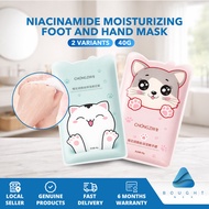 Niacinamide Moisturizing Foot and Hand Mask - Deep Hydration for Soft, Smooth Skin