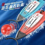 👏快艇玩具 無線電動遙控船 快艇玩具船 競技快艇網紅新款遙控充電快艇兒童電動雙渦輪男孩女孩比賽防水船  👏