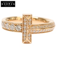 蒂芬妮 (Tiffany & Co.) 翻新 750 0.45克拉密鑲鑽石 T One 窄筆項鍊 [二手]