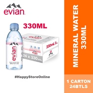 Evian Natural Mineral Water 330ml x 24btls