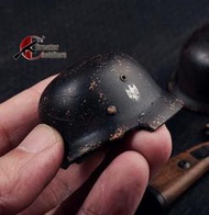 『玩模坊』 1/6 12吋 二戰 德軍 M35 金屬 鋼盔 頭盔