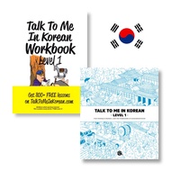 Talk To Me In Korean Level1 Workbook Grammar Text book Set(Grammar+Work) Korea Education Langauge