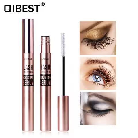 QIBEST Eyelash Growth Serum Eyelash Enhancer Longer Fuller Thicker Lashes Eyelashes Eyebrows Enhance