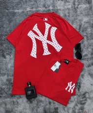 Baju MLB New York Yankees Kaos Ny Logo Corak Baju Kaos MLB Baseball T Shirt Ny
