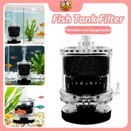 3 in1 Fish Tank Filter Aquarium Water Pump Filtration and Oxygenation Aquarium Sponge Filter Pump