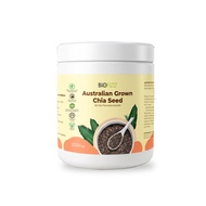 BIOFIZZ Chia Seed 500g with Organic Chia Seed, Halal Chia Seed, Superfood Chia Seed, Biji Chia