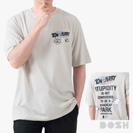 DOSH-UT MENS OVERSIZED T-SHIRTS TOM AND JERRY เสื้อยืดโอเวอร์ไซส์  1LTJMT5002-KK (S-2XL)