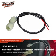 2 Pins Aux 12V Outlet Power Connector Socket For Honda NX400 NX500 CB500F CB500X CB500R CB650F CB650