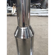 Stainless Steel Monitoring Pole Octagonal Pole Small Area Monitoring 3m 4m 3.5m Pole, Traffic Light 