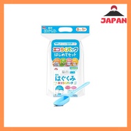 Morinaga Hagukumi Eco Raku Pack Beginner Set 800g (400g x 2 bags) with Large Capacity 50ml Spoon [Re