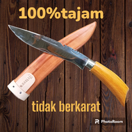 PISAU BAJA PERAK KUDOK+SARUNG /SIAP PAKAI TANPA DI ASA