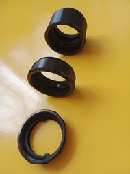 70年代 1 套 3 件原廠 KW Kamera Werke Pentacon Praktica 黑色有頂針金屬近攝對焦筒，M42 接環分開最薄，中間和厚身的三件，東德高品質製造，用在任何M42 相機