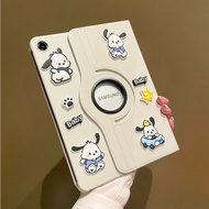 360 Rotatable Cute Dog Leather Tablet Case Samsung Tab A11 A9 A8 A7 A 8.0 + S6 S7 S8 S9 FE S10 Lite