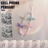 Bow Hanging Beads Mobile Phone Hanging Rope Suitable For Apple Samsung Mobile Phone Case N8U1
