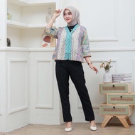 Arina blouse, crop work top, women's batik top, women's batik blouse