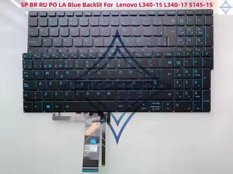 New FR UK US SP PO BR LA Latin Russian Spanish For Lenovo L340-15 L340-17 L340-15API L340-15IWL L340