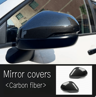 NASTA สำหรับ Honda CRV ZRV HRV XRV 2023 2024 ฝาครอบกระจกมองข้าง ตกแต่ง ABS อะไหล่รถยนต์ สีดำเงา ลายเ