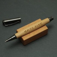 手寫語錄-檜木 / 德國SCHMIDT拔蓋式鋼珠筆 / 精誠所至