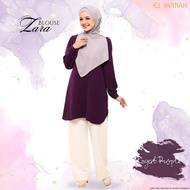 El Jannah Blouse Zara Royal Purple