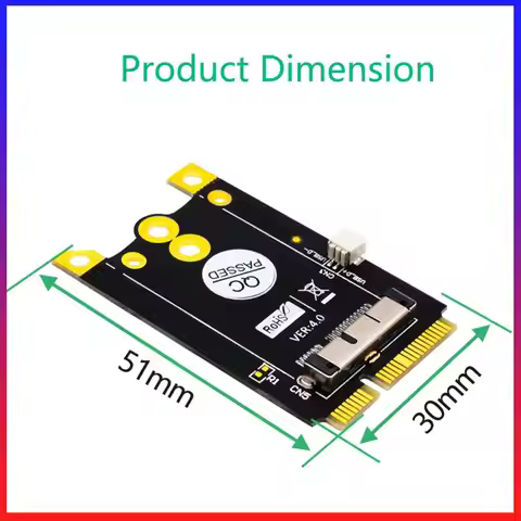 For BCM943602CS BCM94360CS2 Mini PCI-E Adapter 12+6 Pin WiFi Converter Module