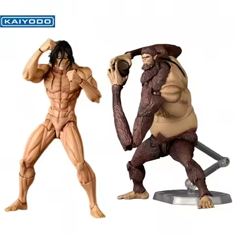 【In Stock】Original KAIYODO Revoltech AMAZING YAMAGUCHI Attack on Titan Beast Titan Jaw Titan Action 