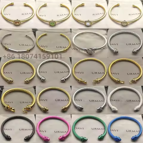 2025 New Style DY Bangle Classic Unisex DY Bracelet: Timeless Design with Elegant Charm