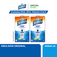 [Twin Pack] Scott’s Emulsion Original Flavour (400ml x4)