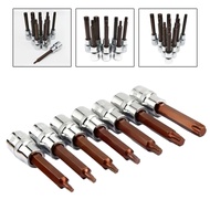 1/2 Torx Star Bit Socket 100L for Torque Spanner Ratchet Socket Wrench T20-T55