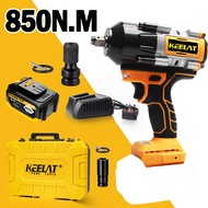 KEELAT KID0010 850N.M 1/2" Cordless Impact Wrench Heavy Duty Electric Wrench Impact Drill Screwdrive