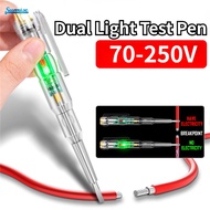 1Pc Dual Light LED Electrical Tester Pen Car Induced Voltage Responsive Tester Tool Probe Indicator Light Test Pencil