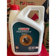 Castrol Transmax 85W140 Oil, Transmission Oil 140, Genuine Bridge Oil 140 - 4 Liters