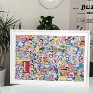 1,000 Piece Puzzle Frame 51x73.5 Takashi Murakami Sunflower Doraemon Doraemon Puzzle with White Edge