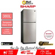Sharp 380L 2 Door top Freezer Fridge SJ3822MSS  | Refrigerator | Peti Sejuk