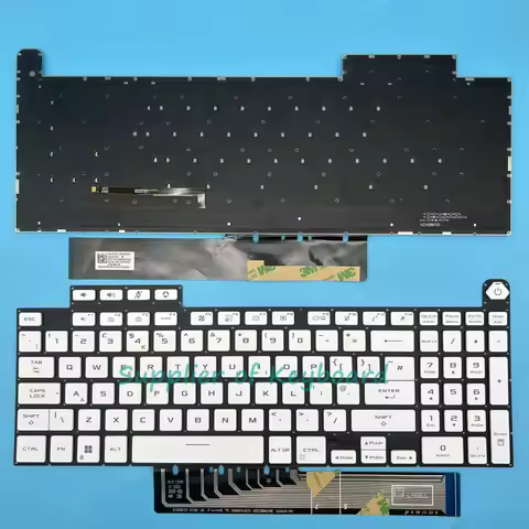 Latin Spanish/UK Keyboard For ASUS TUF 3 Gaming F15 FA507 FA507R FX507 FX507ZC FX517 FX517Z FX517ZC 