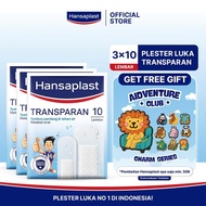 HANSAPLAST Transparent Waterproof Plaster, 10 P3K Clear - Best Value