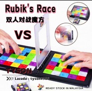 【Rubik‘s Race】Magic block battle 3d puzzle brain game toy adult kids boardgame