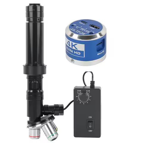 400X 1000X Zoom Cmount Coaxial Light Lens 5X 10X 20X Microscope achromatic Objective lens Coaxial Li