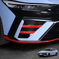 Red Exterior Style Front Bumper Side Anti Collision Front Lip Decoration Stripe For Hyundai Elantra 