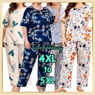 4XL-5XL BIG SIZE - TERNO TSHIRT PAJAMA