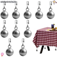 HGOUGV656Z6 4pcs Tablecloth Weights Clips, Windproof Heavy Duty Curtain Drape Holder, Minimalist Sol