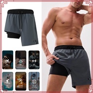 Forest Seluar Pendek Lelaki | Forest Stretchable Ice Silk 19/20" Sport Shorts Quick Dry Short Pants 