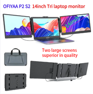 OFIYAA S2 Ultra Slim 14" Triple Laptop Screen Extender FHD 1080P IPS Dual Portable Monitor for Lapto