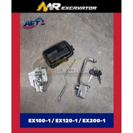 [AET] Hitachi EX100-1 EX120-1 EX200-1 EX300-1 Excavator Cabin Door Lock (1 Set) 神手挖掘机