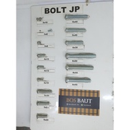 White Iron JP Bolts, Plus Screwdriver Bolts Size M6 x 8 P1.00 CONTENTS 10 PCS