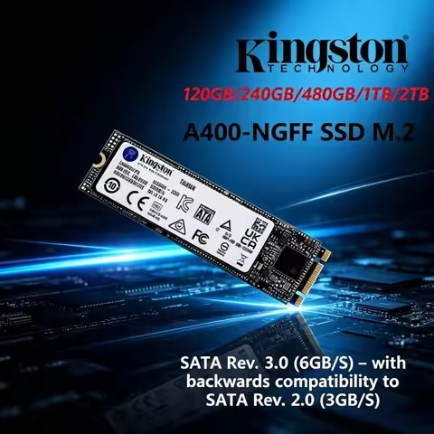 Kingston A400 NGFF M.2 2280 SATA SSD 120G 240G 480G 1TB 2TB Internal Solid State Drive Laptop Deskto